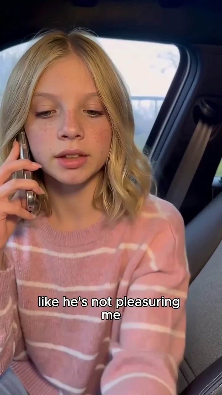 What is she doing?