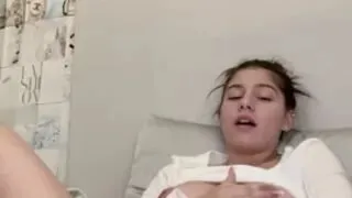 Carlie loves playing with her delicious pussy...
