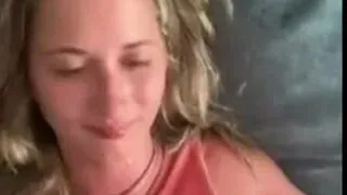 Cumming all over cute GF