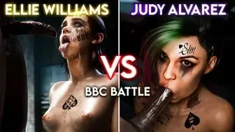 Ellie Williams VS Judy Alvarez | Lesbian BBC Fuck Battle