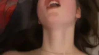 Girlfriend taking it in the ass