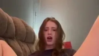 Masturbating on the couch