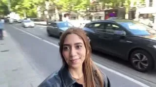 Public Facial Walk Through Town
