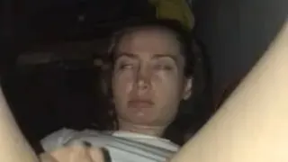 Selfshot Rolls Eyes when she Cums