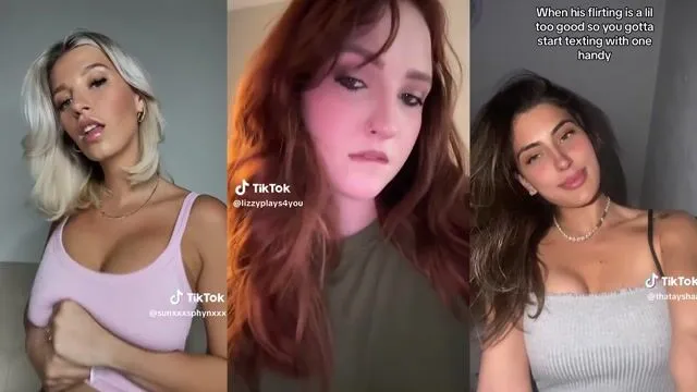 Tiktok Handjob Tits JOI Dirty Talk Compilation 2 SFW